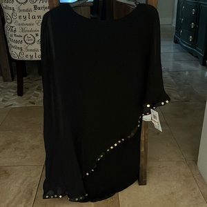 Women’s black cocktail dress